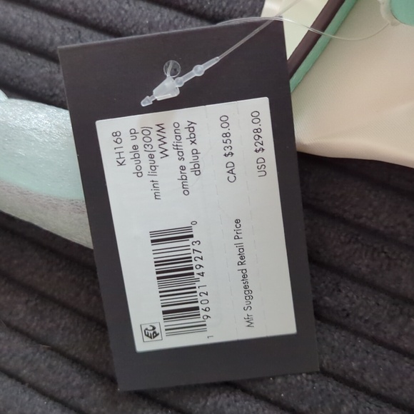 Kate Spade Aqua and Green Double Crossbody Leather Bag - Picture 4 of 7